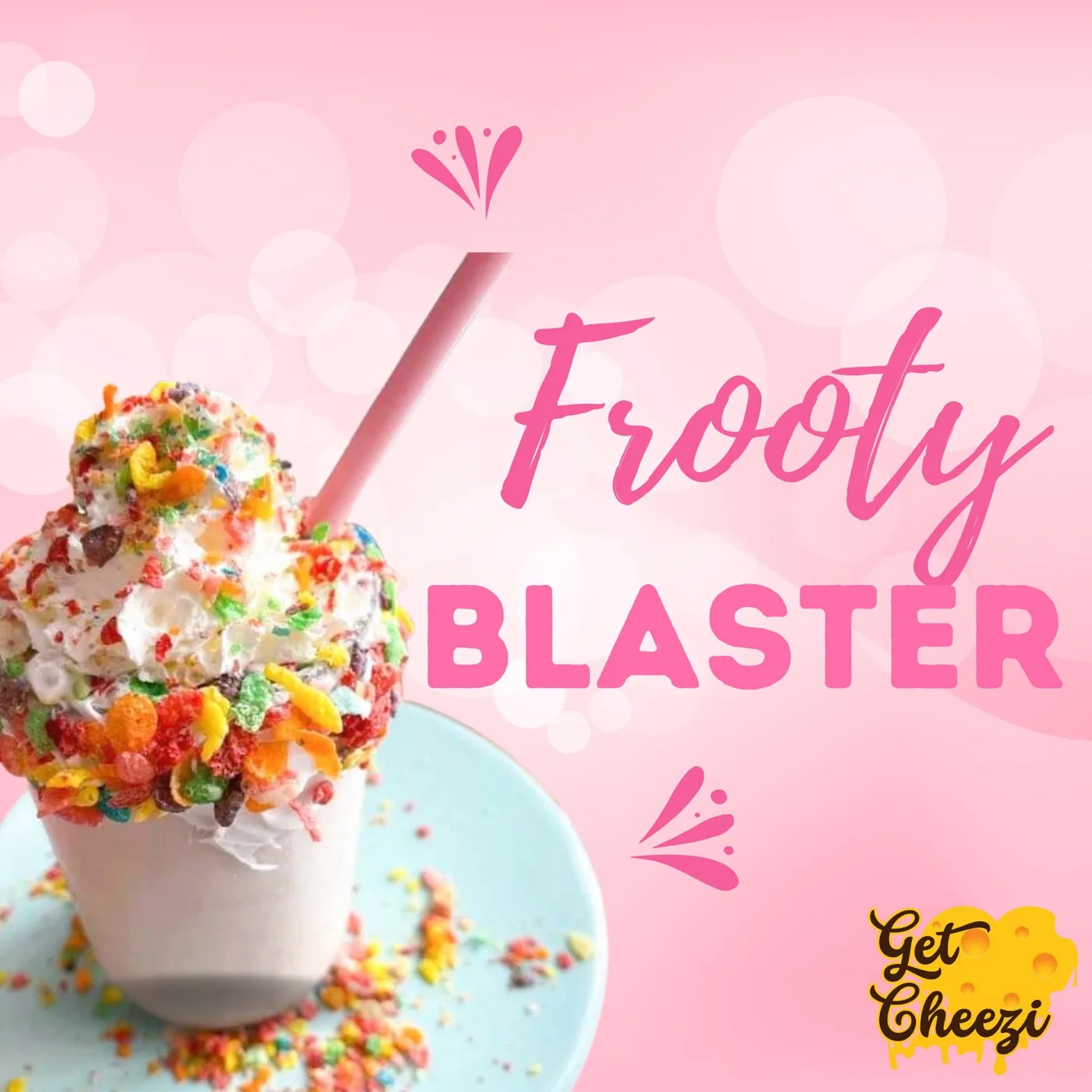 Frooty Blaster shake social post
