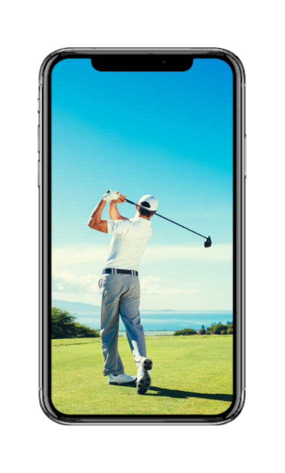 Swing Perfect device mockup